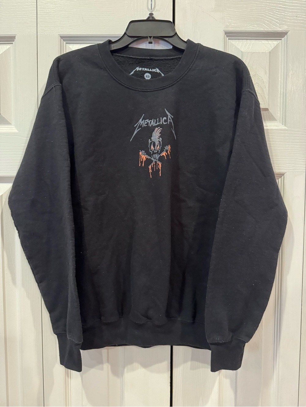 Metallica Black Graphic Crewneck Sweater